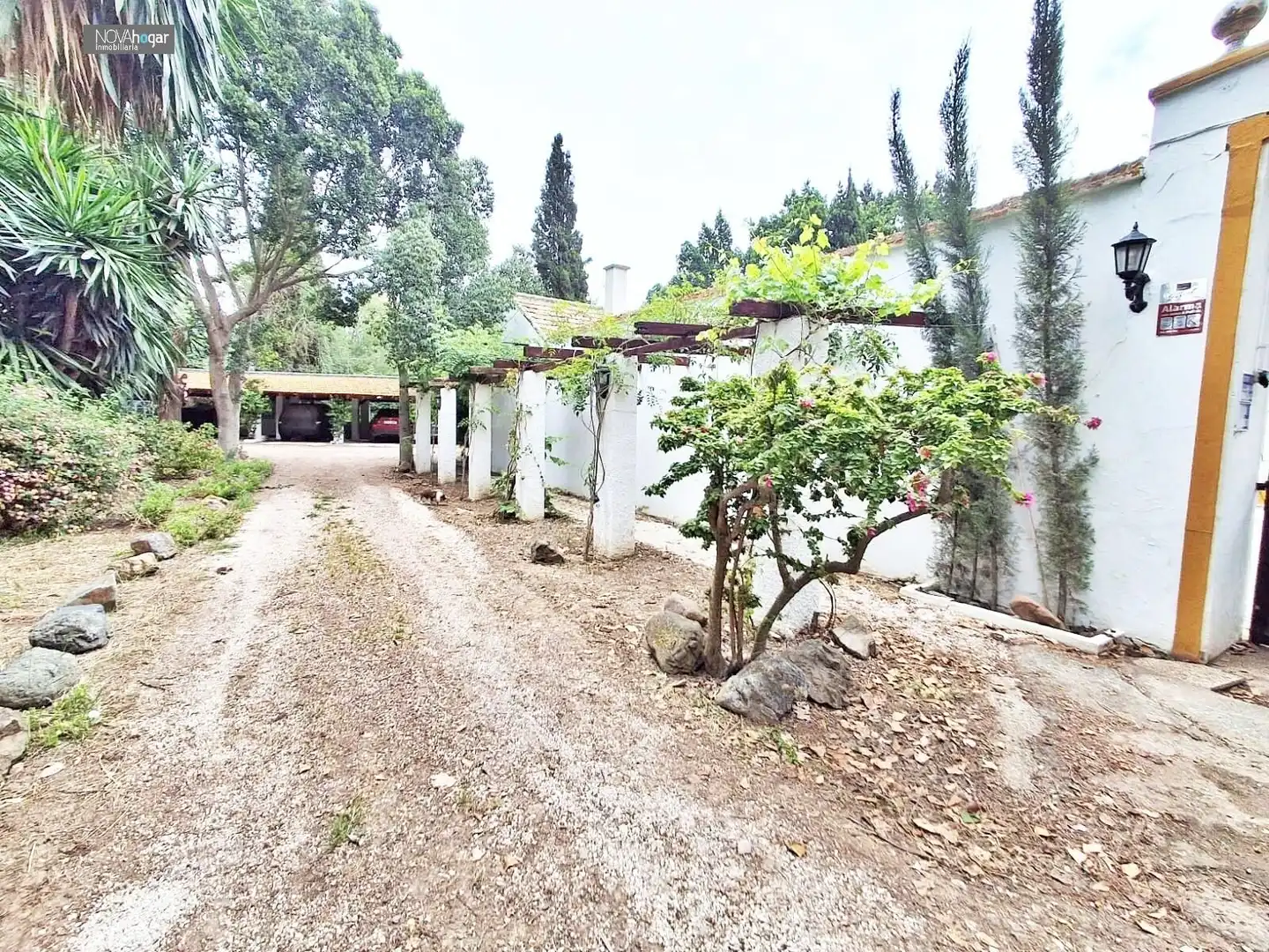 Vista exterior de Finca rústica en venda en Málaga amb Aire condicionat, Calefacció i Jardí privat