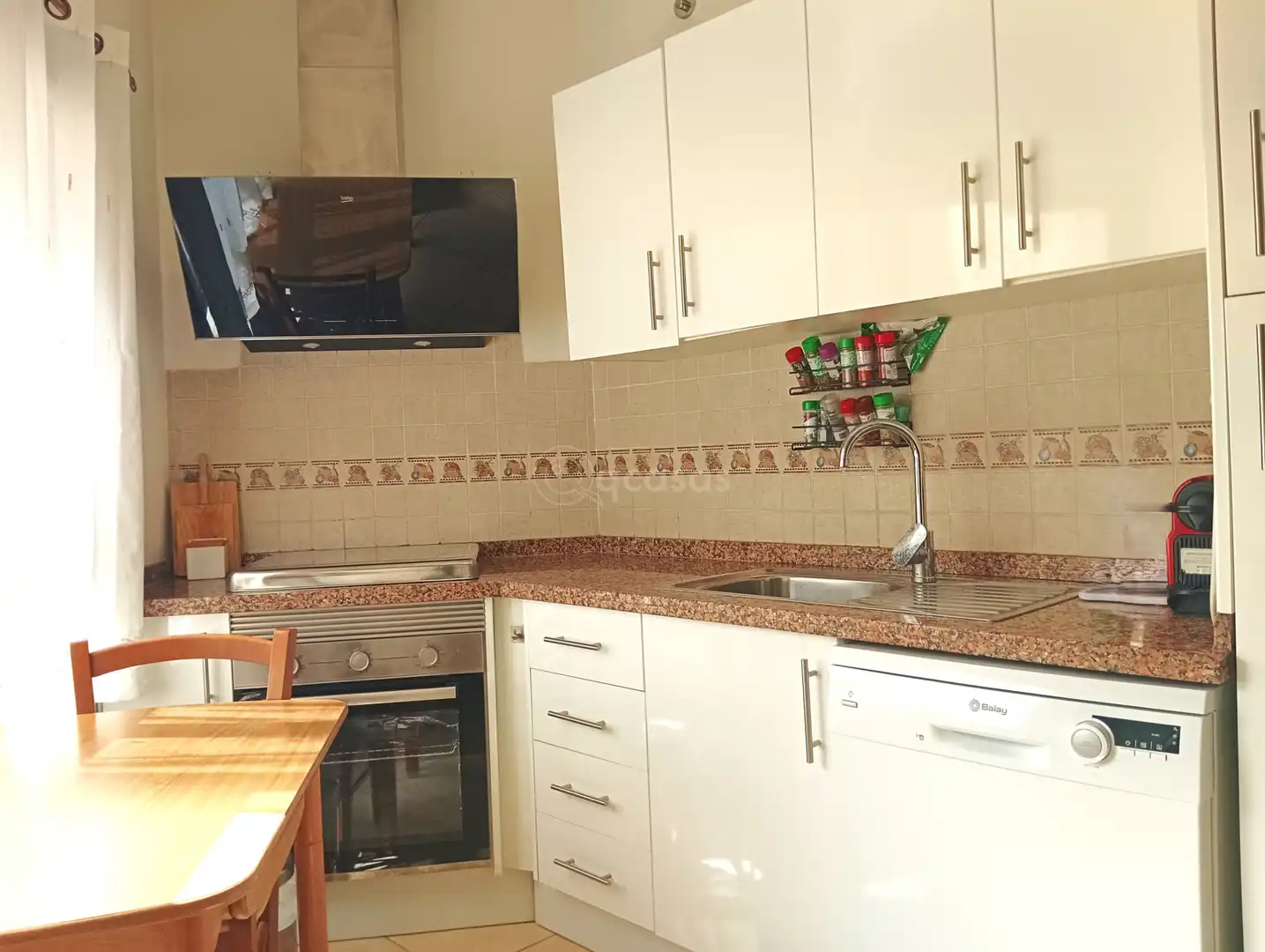 Cocina de Apartamento en venta en Torremolinos con Aire acondicionado, Amueblado y Horno