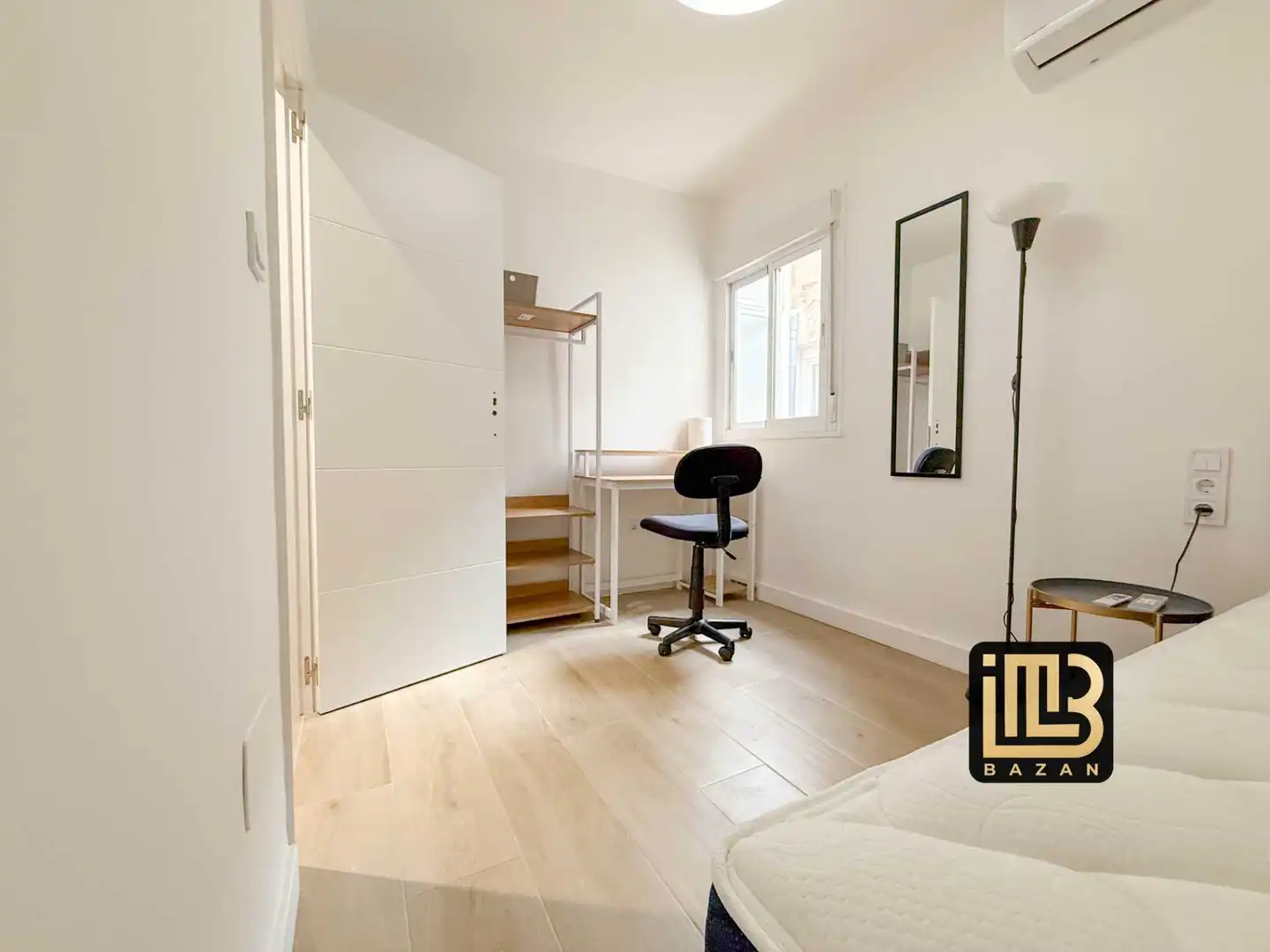 Schlafzimmer von Wohnung zur untervermieten in Málaga mit Klimaanlage und Möbliert