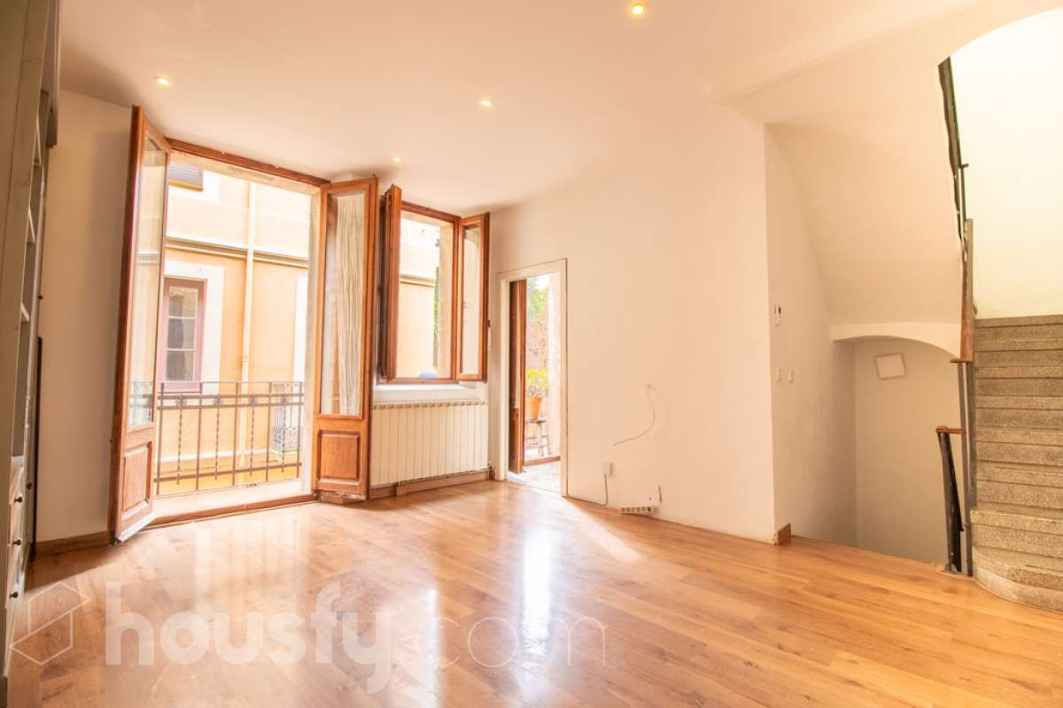 Sala d'estar de Finca rústica en venda en Vilafranca del Penedès amb Calefacció, Parquet i Terrassa