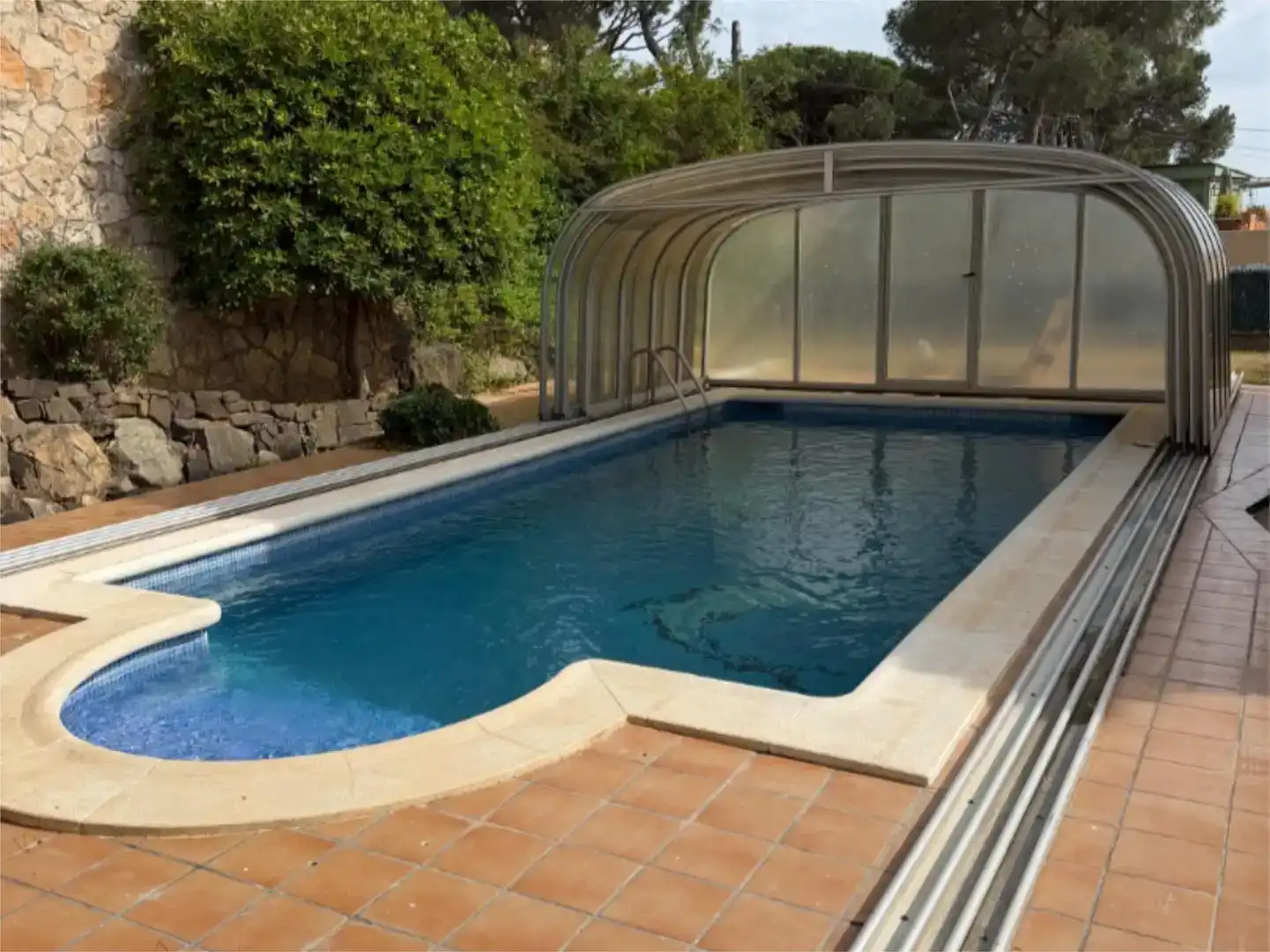 Swimming pool of Flat for rent in Castell d'Aro, Platja d'Aro i s'Agaró  with Air Conditioner, Private garden and Storage room