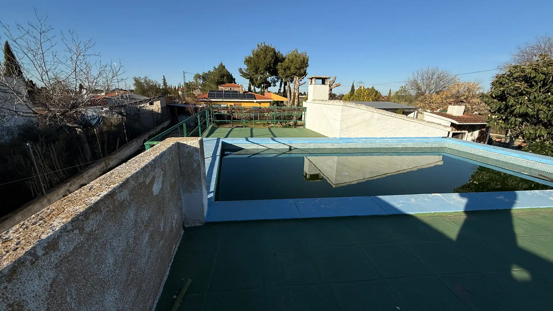 Piscina de Casa o xalet en venda en Barrax amb Calefacció, Piscina i Moblat