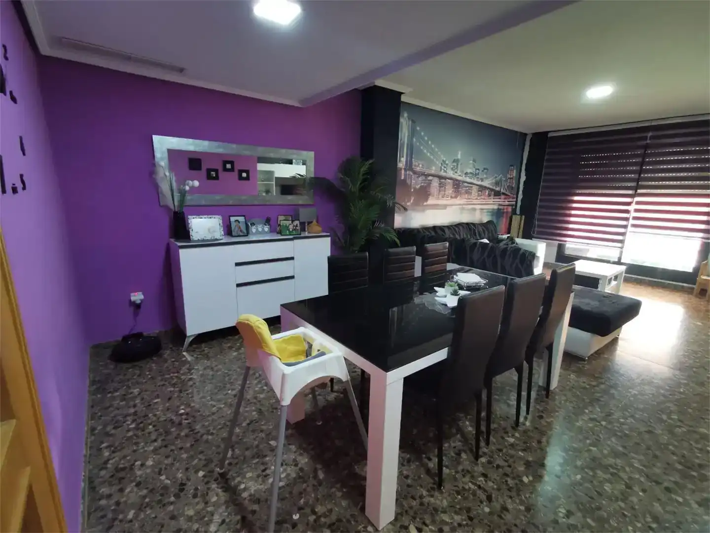 Esszimmer von Dachboden zum Verkauf in Alzira mit Klimaanlage