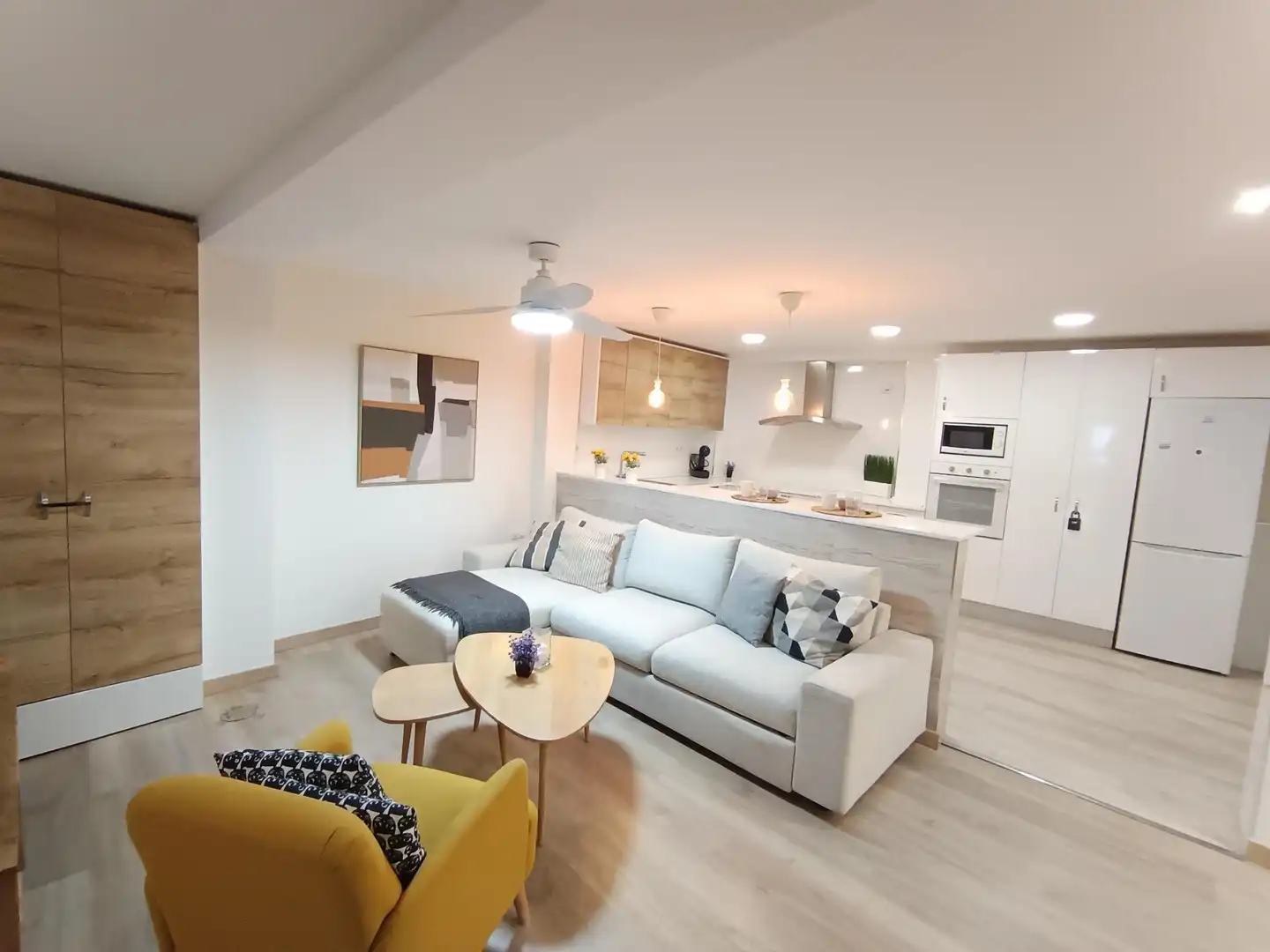 Sala de estar de Piso en venta en Murcia con Aire acondicionado, Calefacción y Amueblado