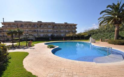 Swimming pool of Planta baja for sale in Sant Carles de la Ràpita  with Air Conditioner, Heating and Private garden