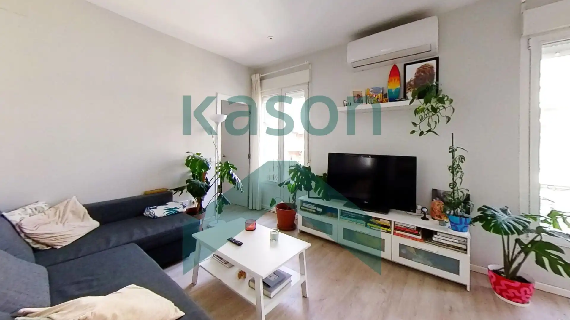 Sala de estar de Piso en venta en  Madrid Capital con Aire acondicionado y Calefacción