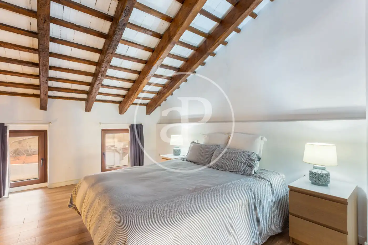 Schlafzimmer von Einfamilien-Reihenhaus zum Verkauf in Valencia mit Klimaanlage, Heizung und Terrasse