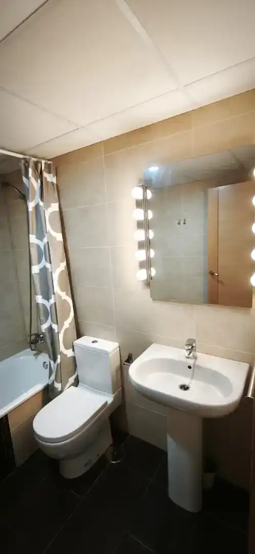 Bathroom of Flat for rent in Puertollano  with Air Conditioner, Parquet flooring and Furnished