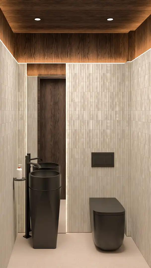 Baño de Casa o chalet en venta en Cartagena con Aire acondicionado, Calefacción y Jardín privado