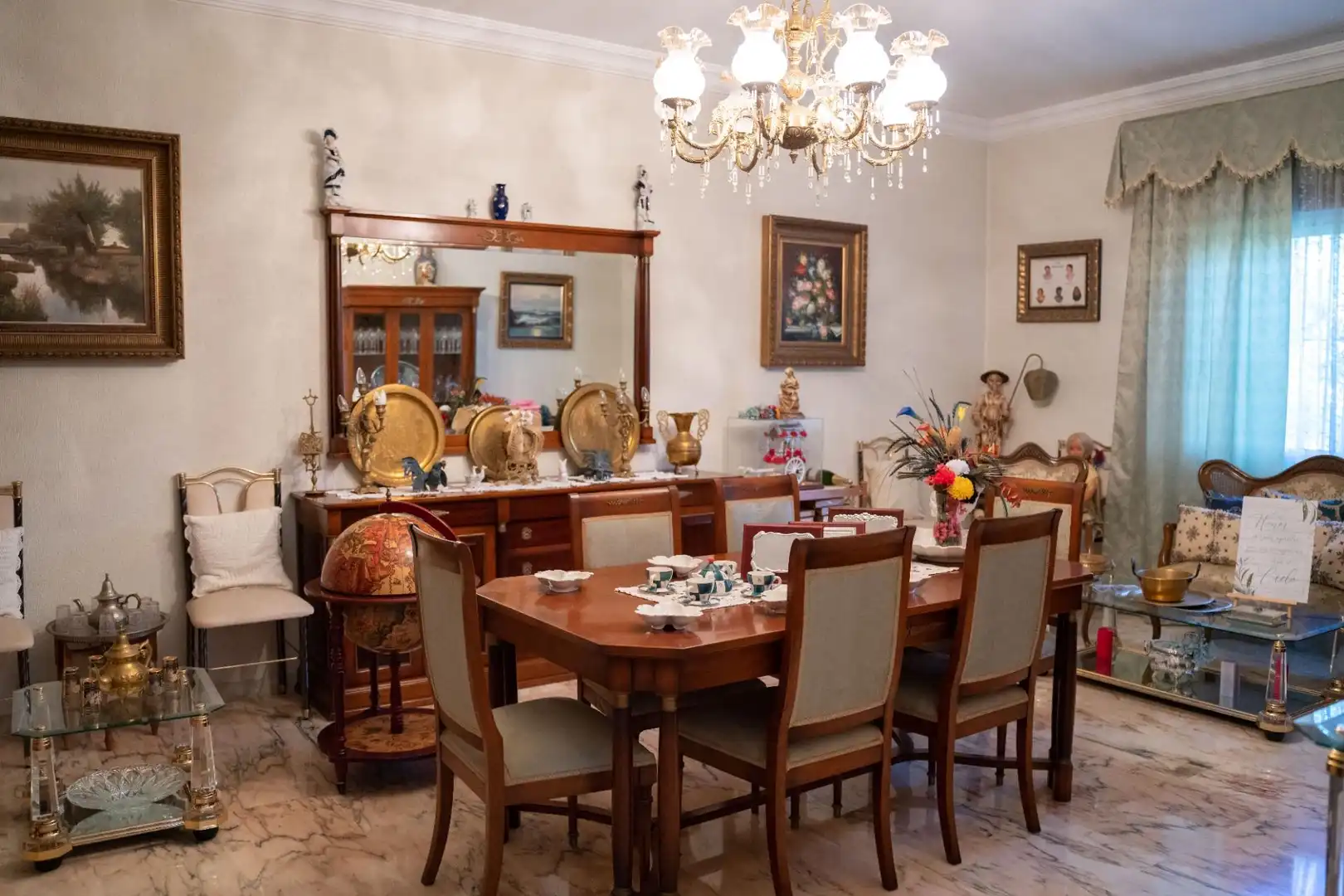 Dining room of Houses for sale in Gines  with Air Conditioner, Heating and Private garden