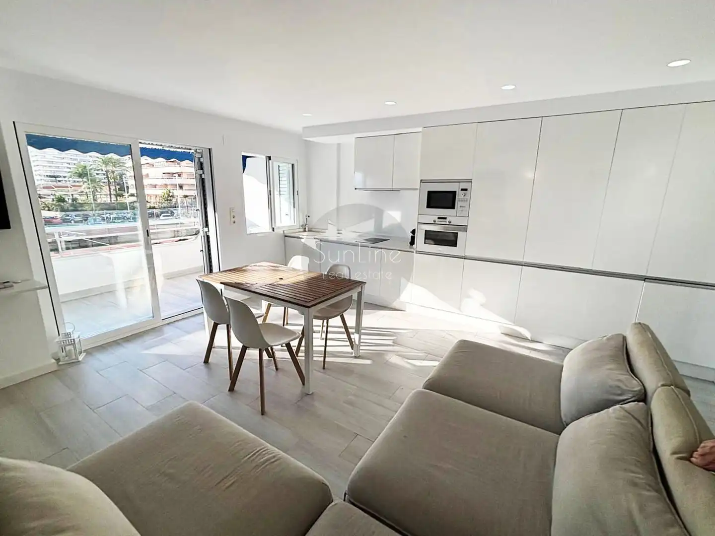 Sala de estar de Piso en venta en Cullera con Aire acondicionado, Amueblado y Balcón