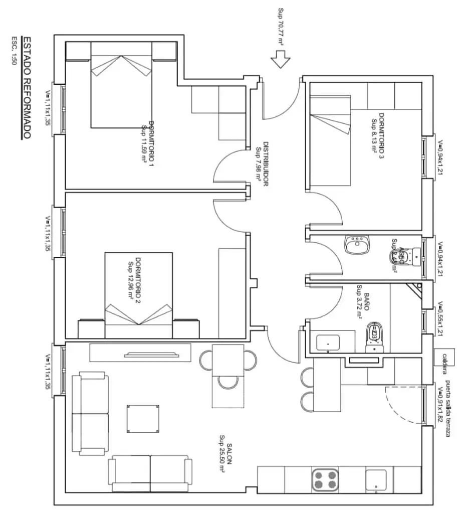 Piso en venta en Vitoria - Gasteiz con Calefacción, Parquet y Terraza