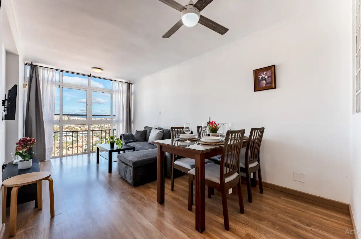 Living room of Flat for sale in Benalmádena  with Air Conditioner, Heating and Furnished