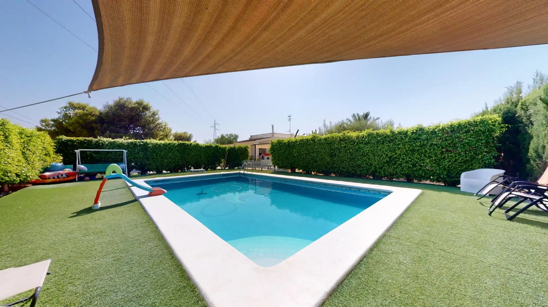 Swimming pool of Houses for sale in Elche / Elx  with Air Conditioner, Private garden and Terrace
