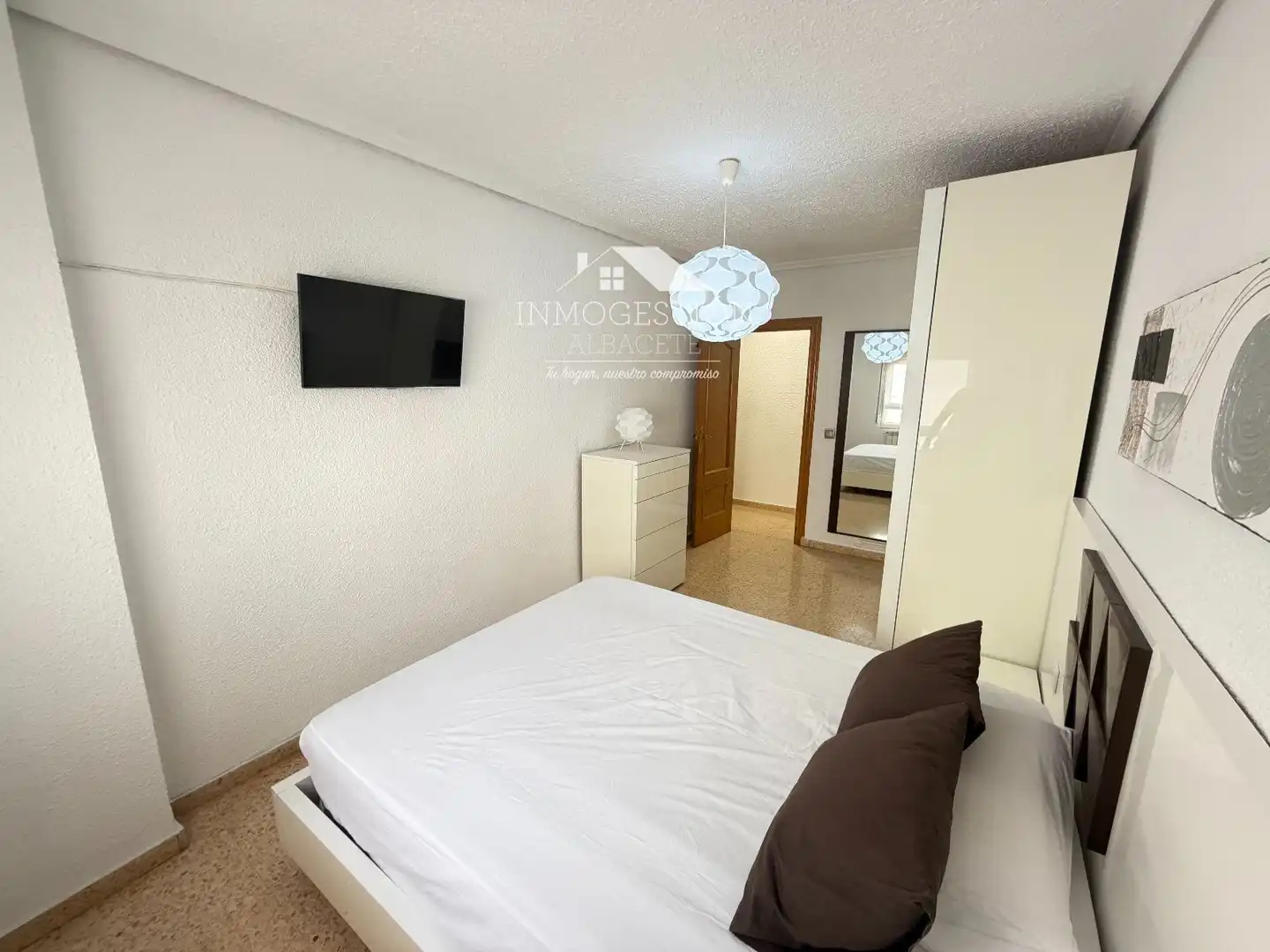 Bedroom of Flat for sale in Albacete  with Air Conditioner, Heating and Terrace