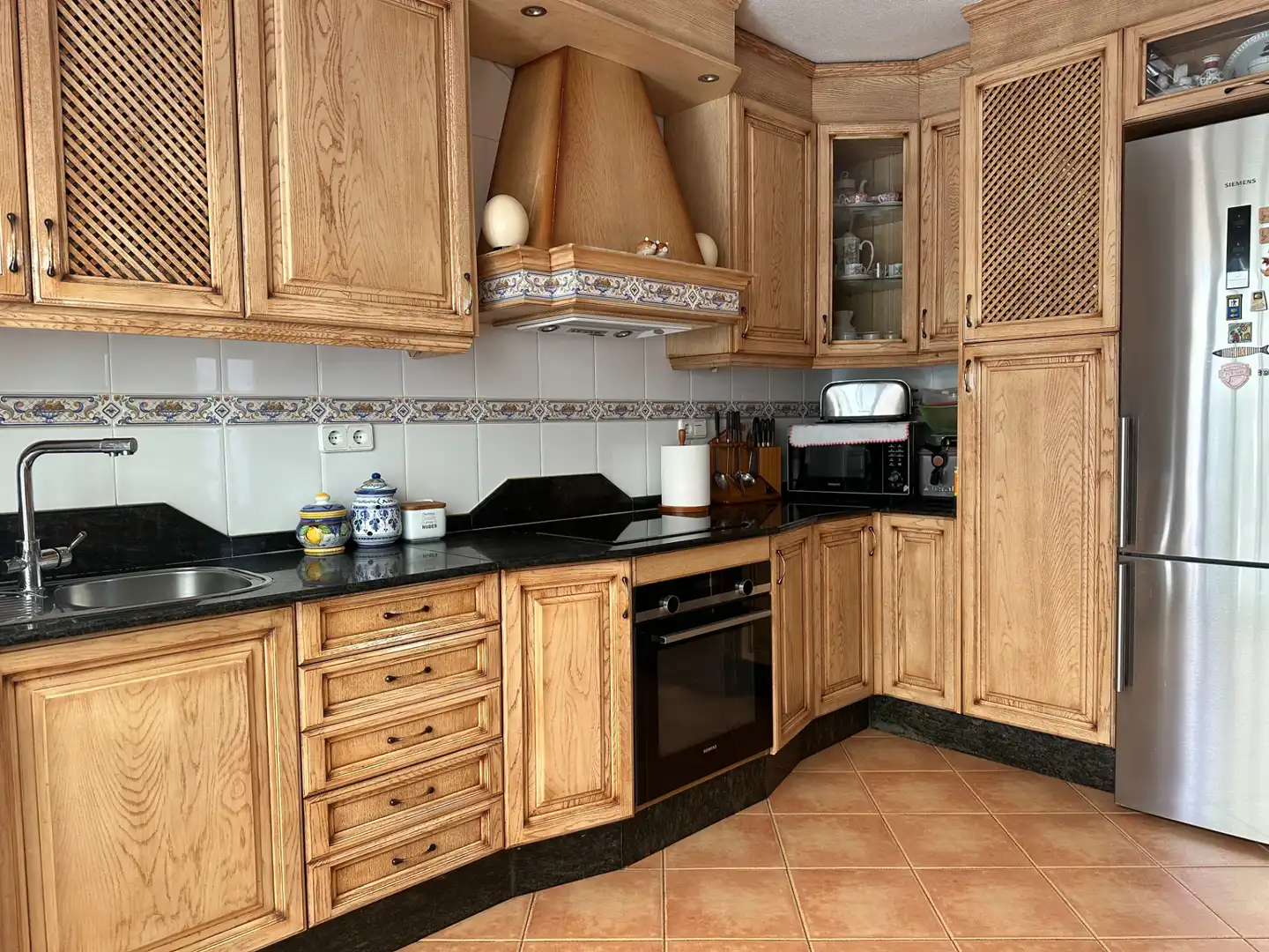 Cocina de Casa adosada en venta en Cartagena con Aire acondicionado, Jardín privado y Terraza