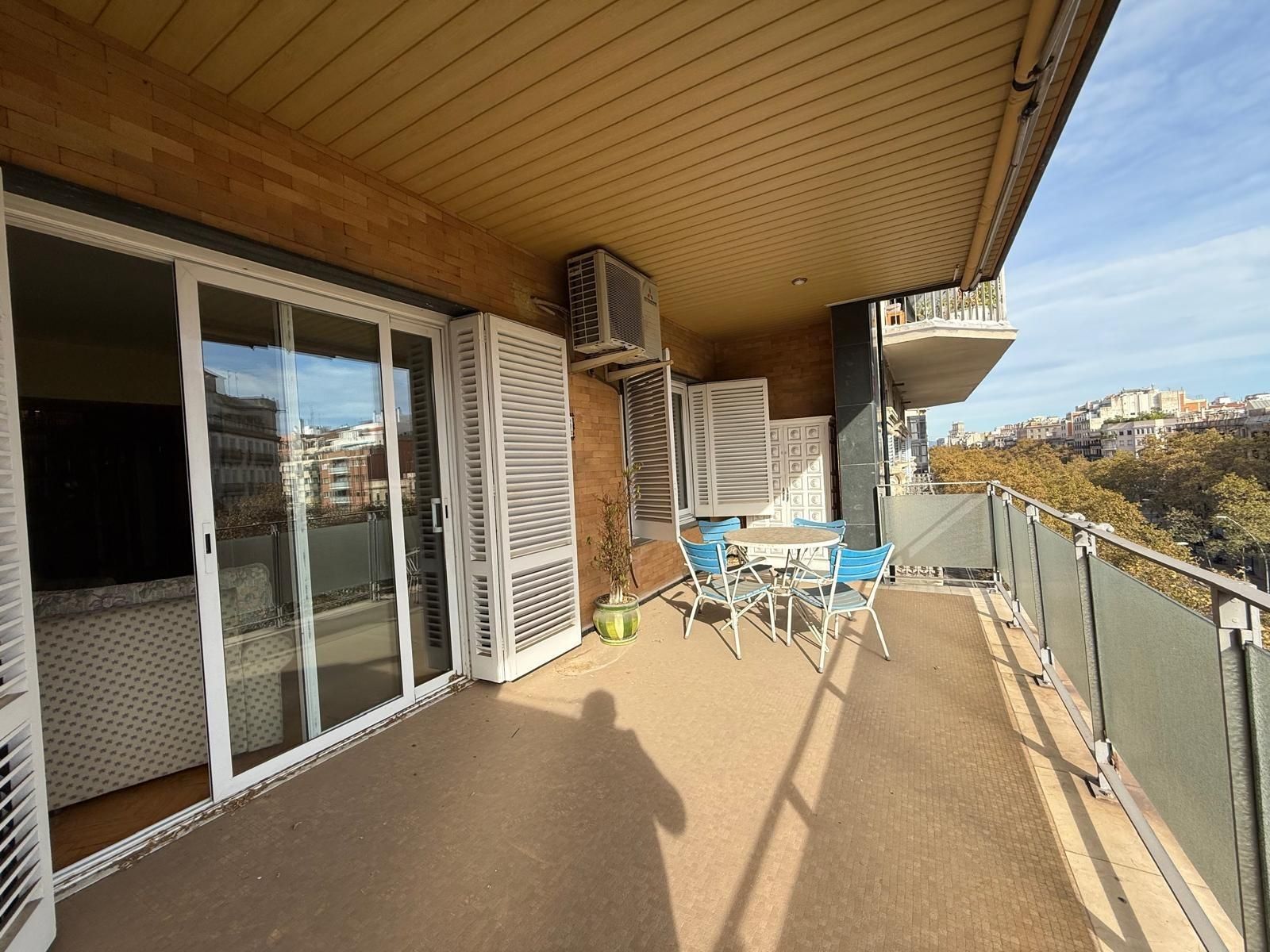 Terrace of Flat for sale in  Barcelona Capital  with Air Conditioner, Heating and Parquet flooring