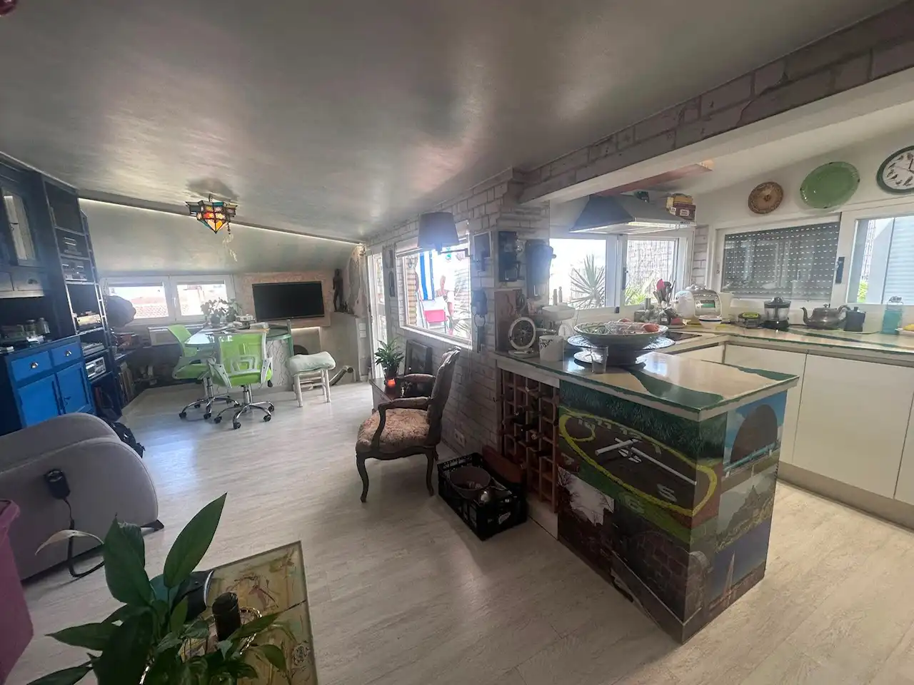 Sala de estar de Ático en venta en Rincón de la Victoria con Aire acondicionado, Terraza y Trastero