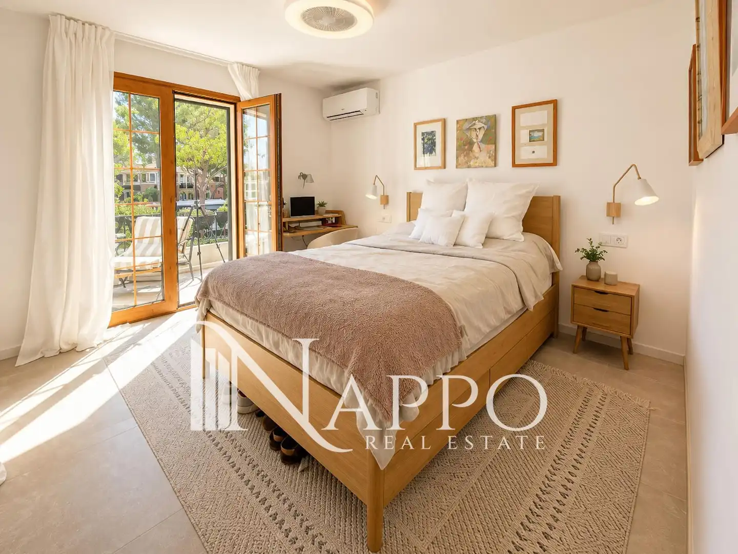 Bedroom of Detached homes for sale in Calvià  with Air Conditioner, Heating and Private garden