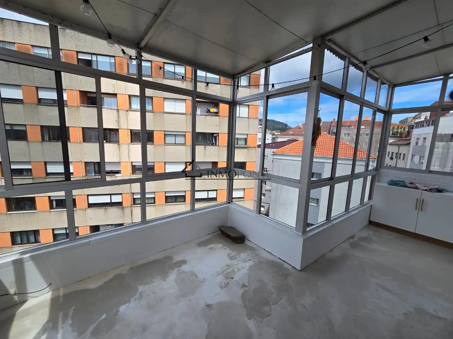 Balcony of Flat for rent in Pontevedra Capital   with Heating, Terrace and Oven
