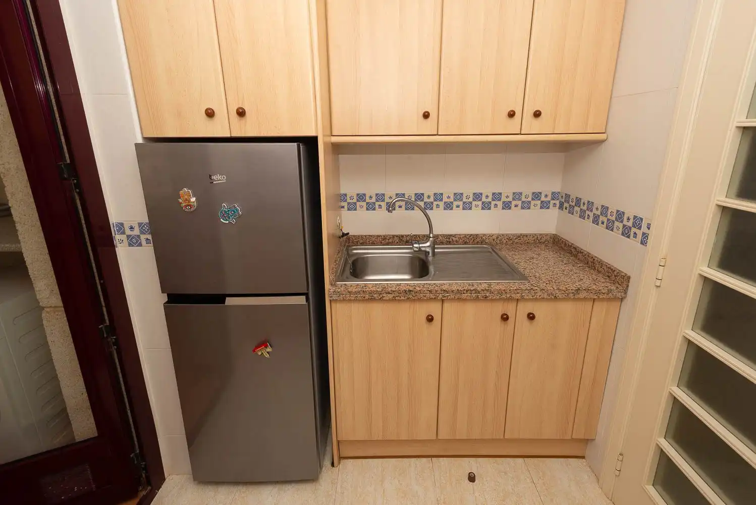 Kitchen of Apartments for sale in Calpe / Calp  with Air Conditioner, Terrace and Community pool