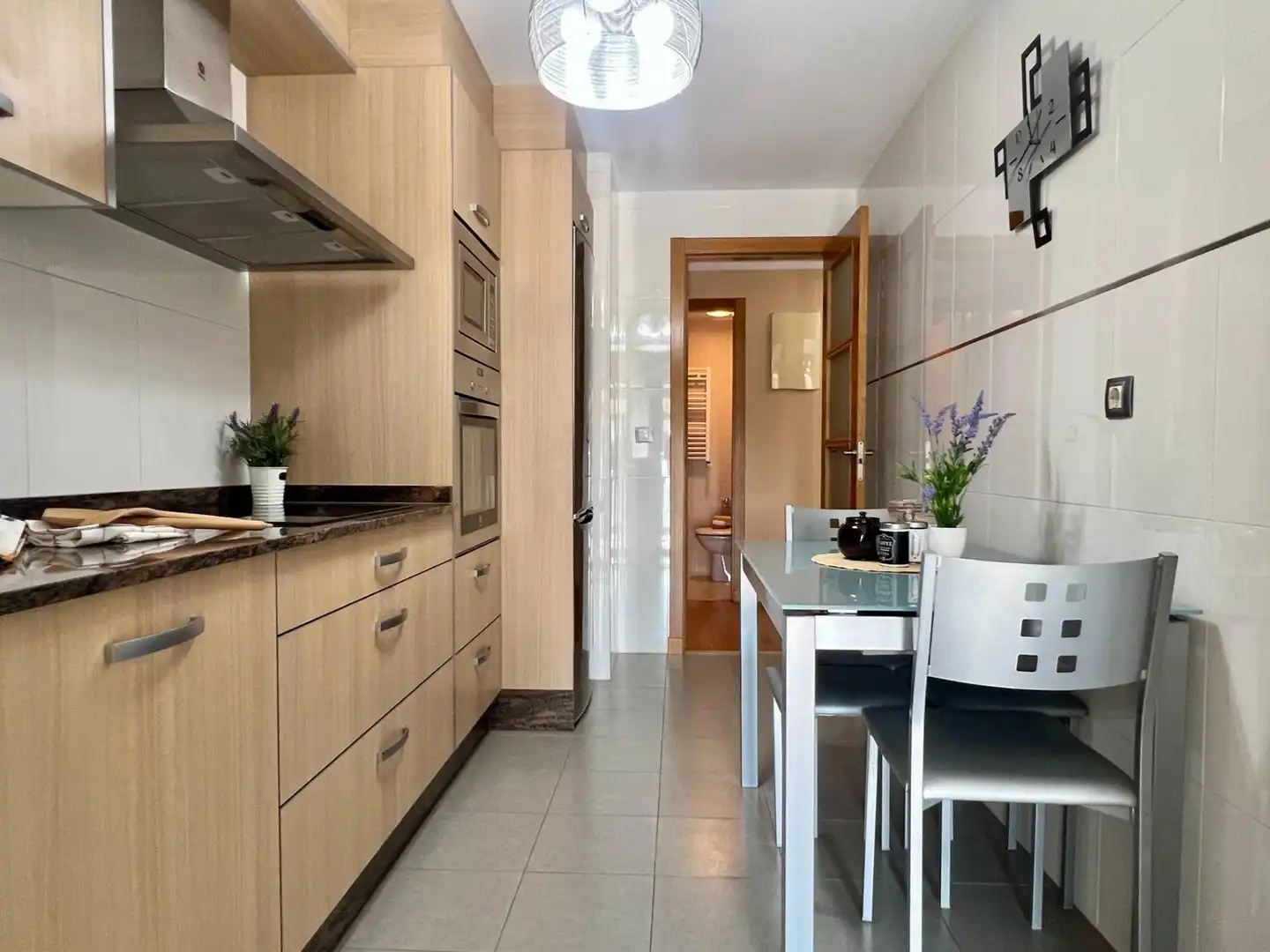 Kitchen of Flat for sale in Cambre   with Heating, Terrace and Storage room