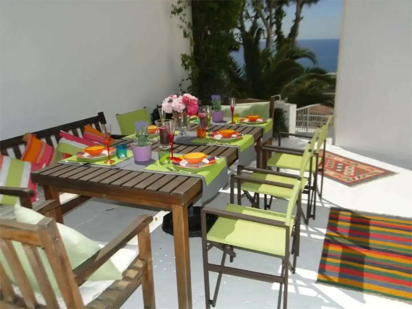 Terrassa de Casa o xalet de lloguer en Sitges amb Aire condicionat, Jardí privat i Parquet