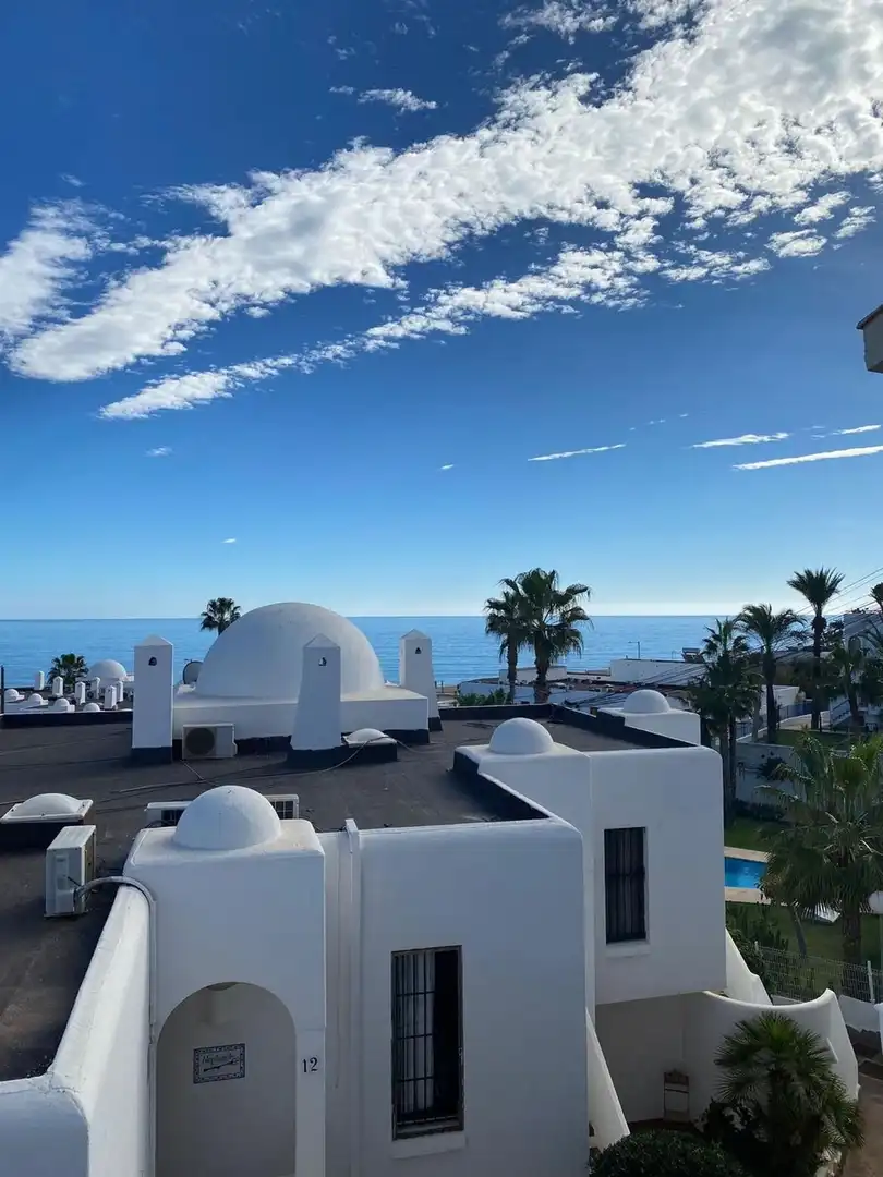 Vista exterior de Àtic en venda en Mojácar amb Terrassa, Piscina i Moblat
