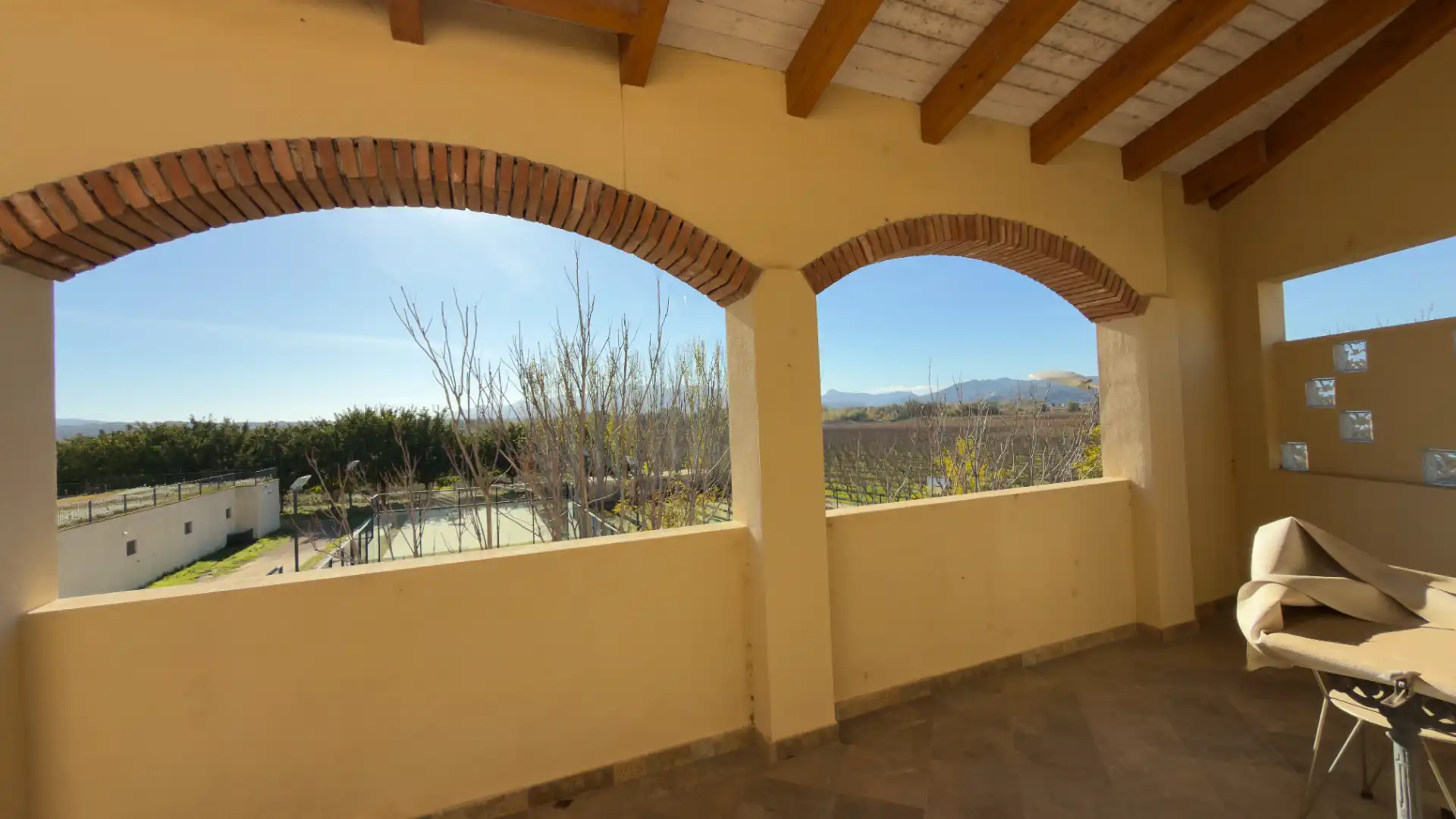 Terrassa de Casa o xalet en venda en Benissanet amb Aire condicionat, Jardí privat i Terrassa