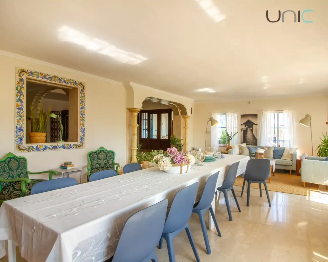 Dining room of Houses for sale in L'Alfàs del Pi  with Private garden, Terrace and Swimming Pool