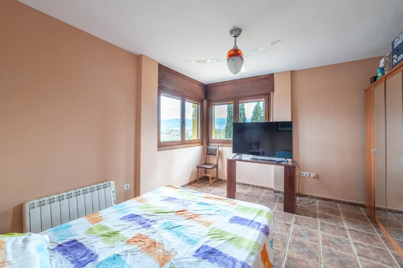 Schlafzimmer von Haus oder Chalet zum Verkauf in Alhendín mit Heizung, Privatgarten und Terrasse