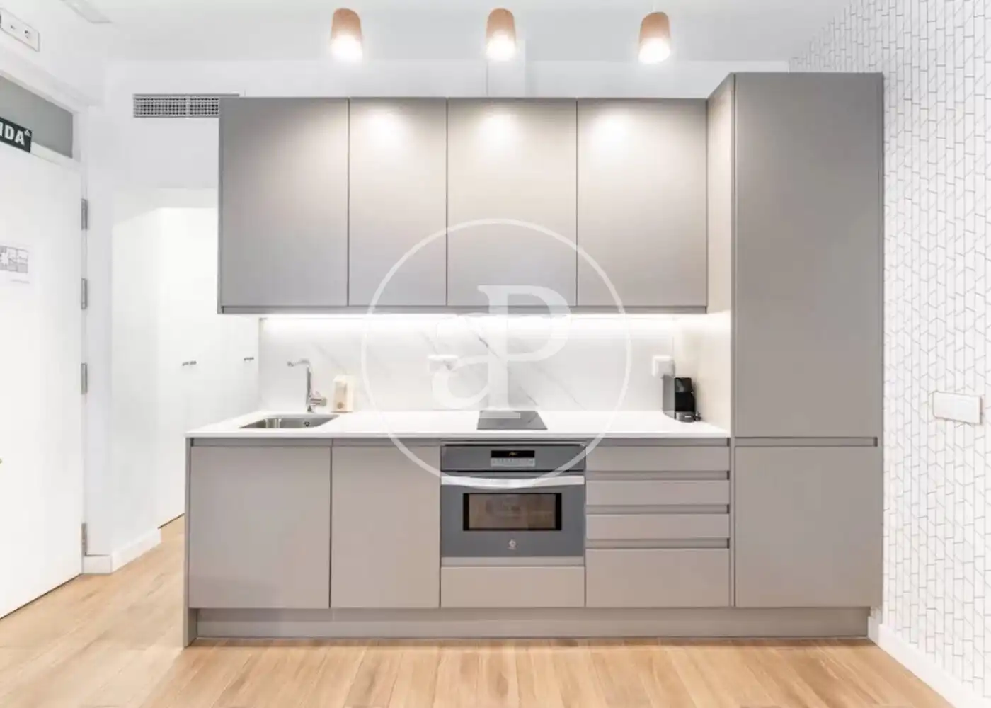 Küche von Wohnung zur Miete in Madrid mit Klimaanlage, Heizung und Möbliert