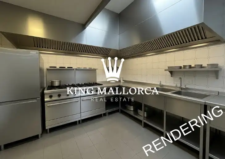Cuina de Local en venda en  Palma de Mallorca amb Aire condicionat i Moblat