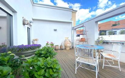 Terrace of Flat to rent in  Madrid Capital  with Air Conditioner and Terrace