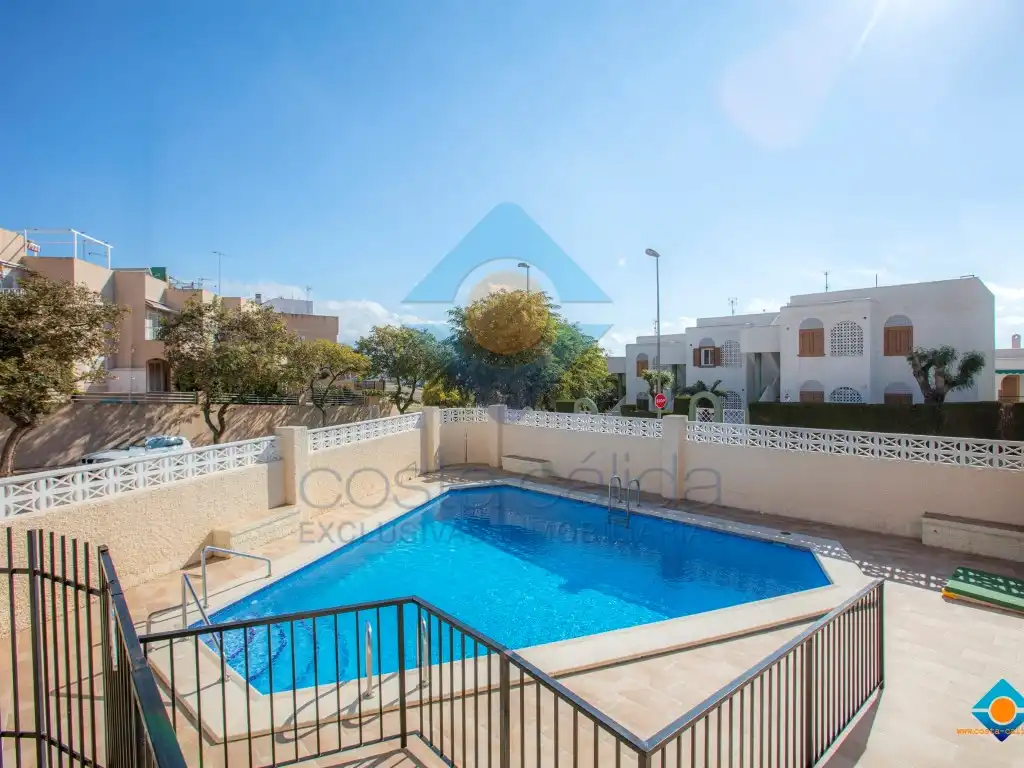 Piscina de Planta baja en venta en Mazarrón con Aire acondicionado, Terraza y Amueblado