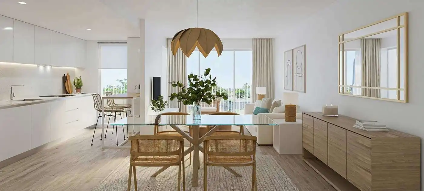 Comedor de Apartamento en venta en Jávea / Xàbia con Piscina