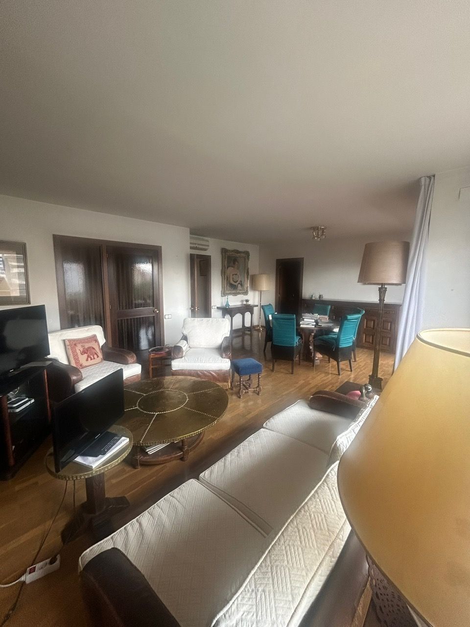 Living room of Flat for sale in  Barcelona Capital  with Air Conditioner, Heating and Terrace