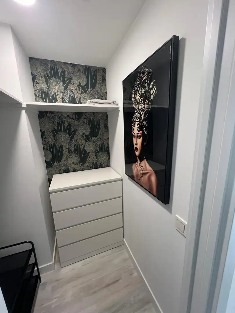 Habitación de Apartamento de alquiler en Málaga con Aire acondicionado, Amueblado y Piscina comunitaria