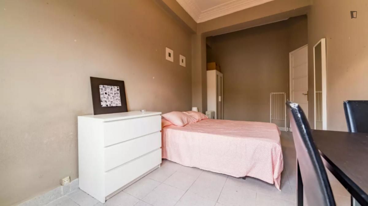 Bedroom of Apartment to share in  Valencia Capital  with Furnished, Oven and Microwave
