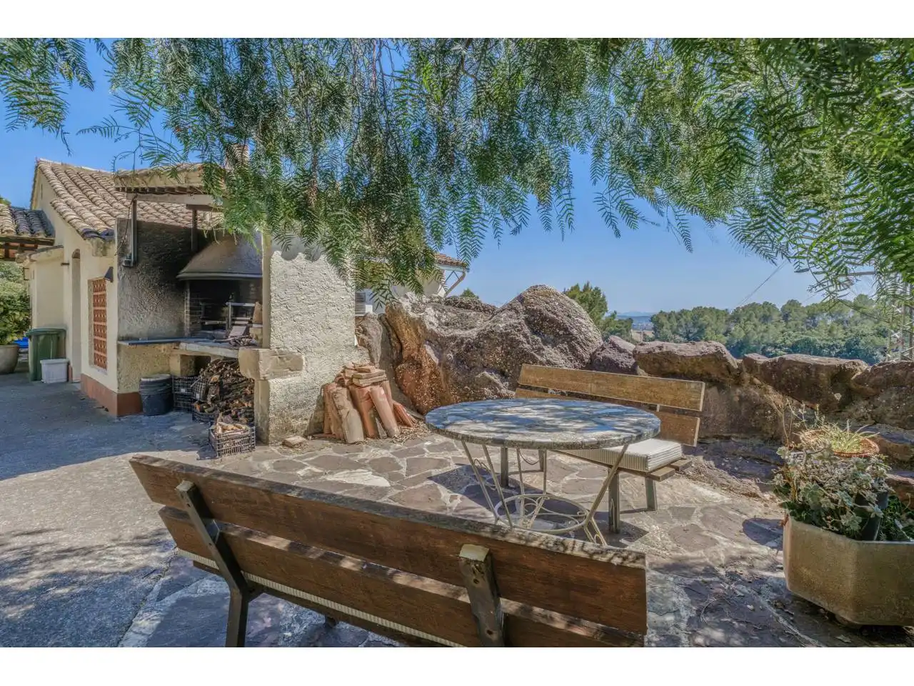 Terrassa de Casa o xalet en venda en Matadepera amb Aire condicionat, Calefacció i Jardí privat