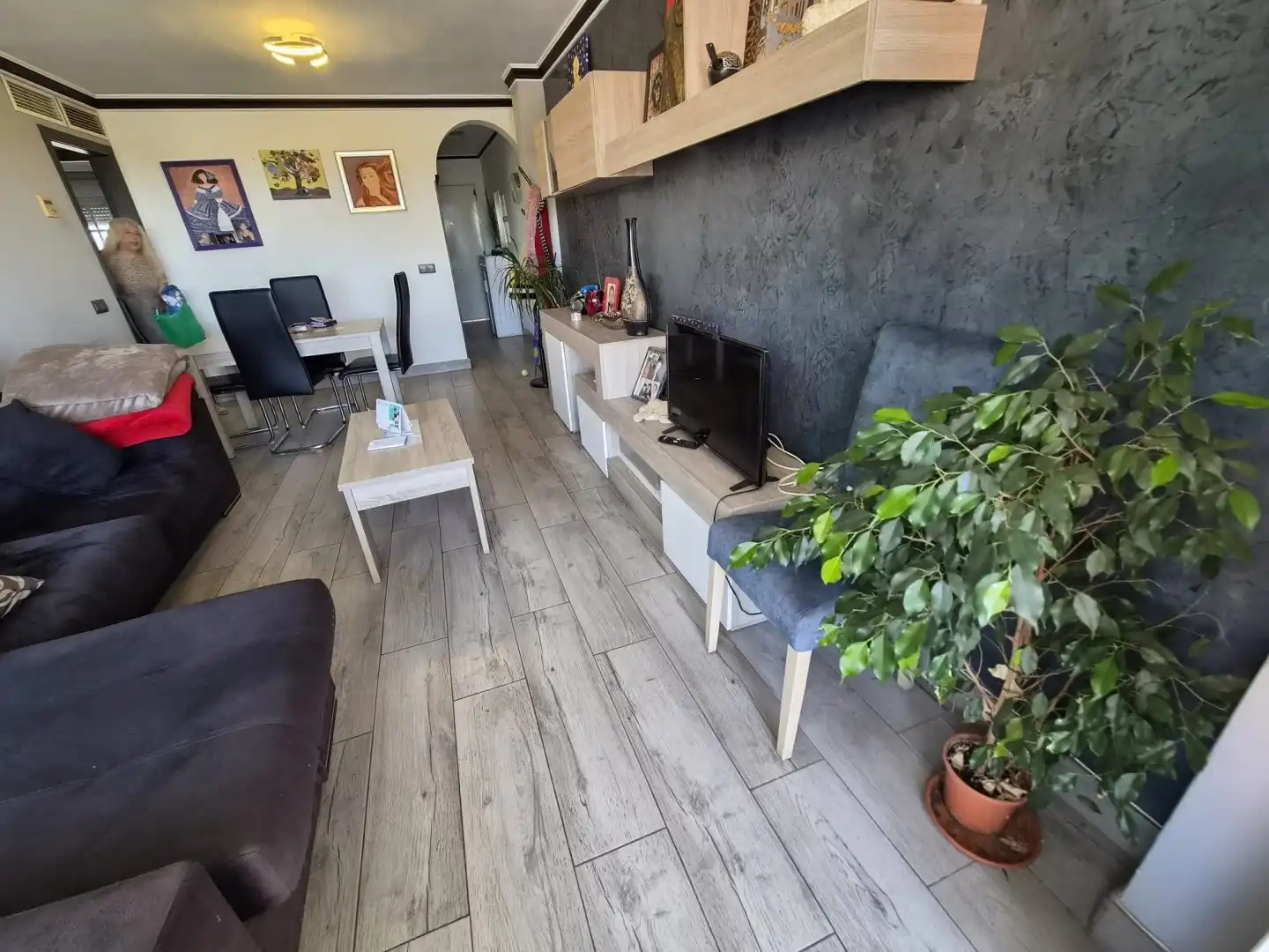 Sala de estar de Piso en venta en Rincón de la Victoria con Aire acondicionado, Calefacción y Terraza
