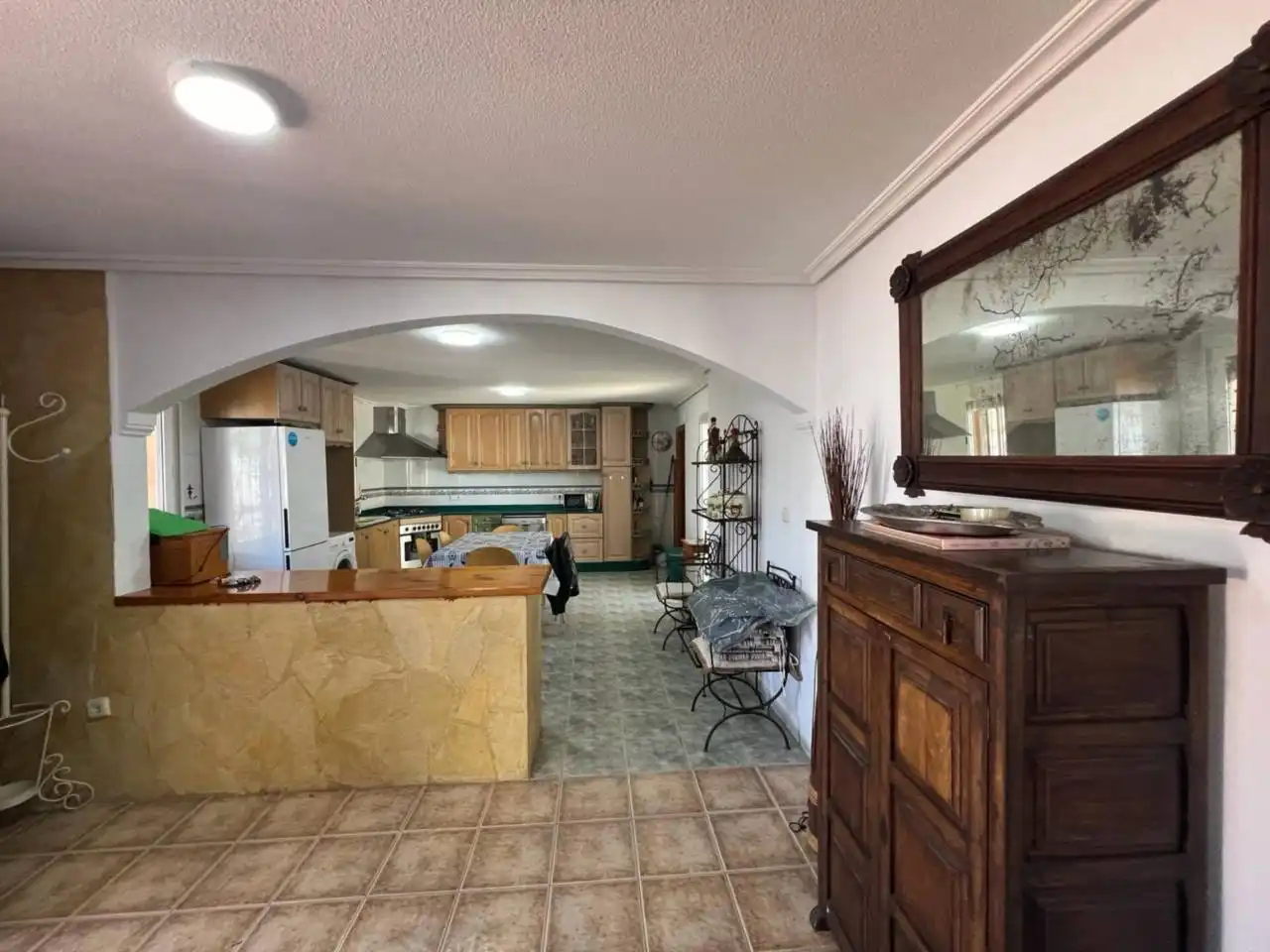 Cocina de Casa o chalet en venta en Elche / Elx con Aire acondicionado, Jardín privado y Terraza