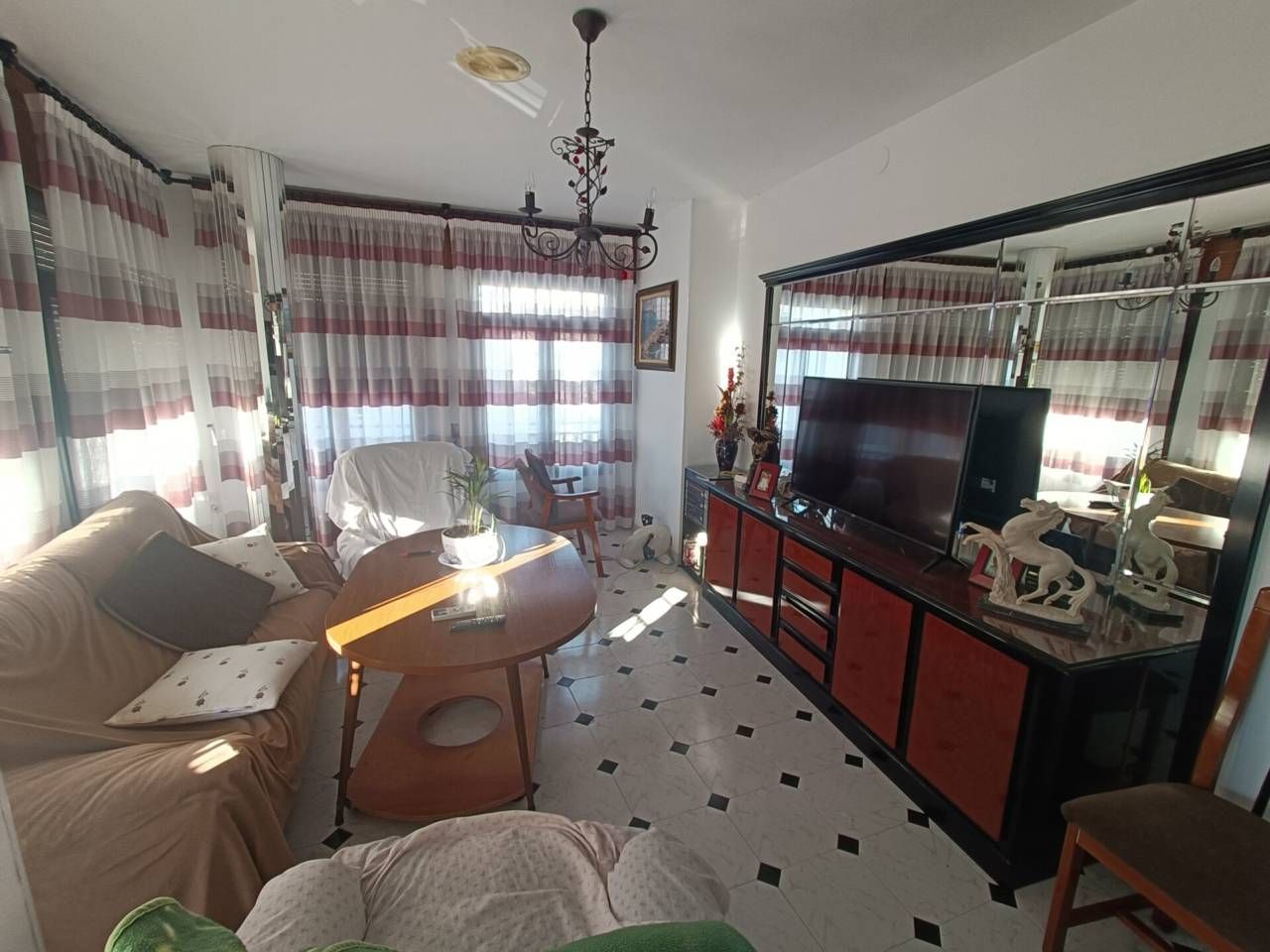 Living room of Flat for sale in Huétor Tájar  with Air Conditioner, Heating and Terrace