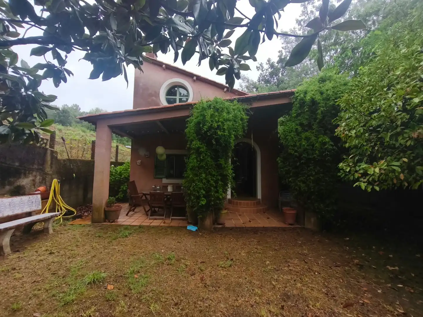 Garden of Houses for sale in Vilamarín  with Private garden, Furnished and Oven