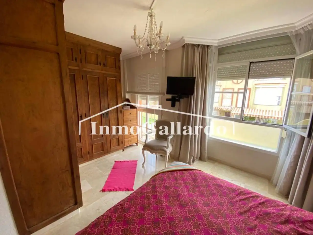 Schlafzimmer von Haus oder Chalet zur Miete in Rincón de la Victoria mit Klimaanlage, Privatgarten und Terrasse