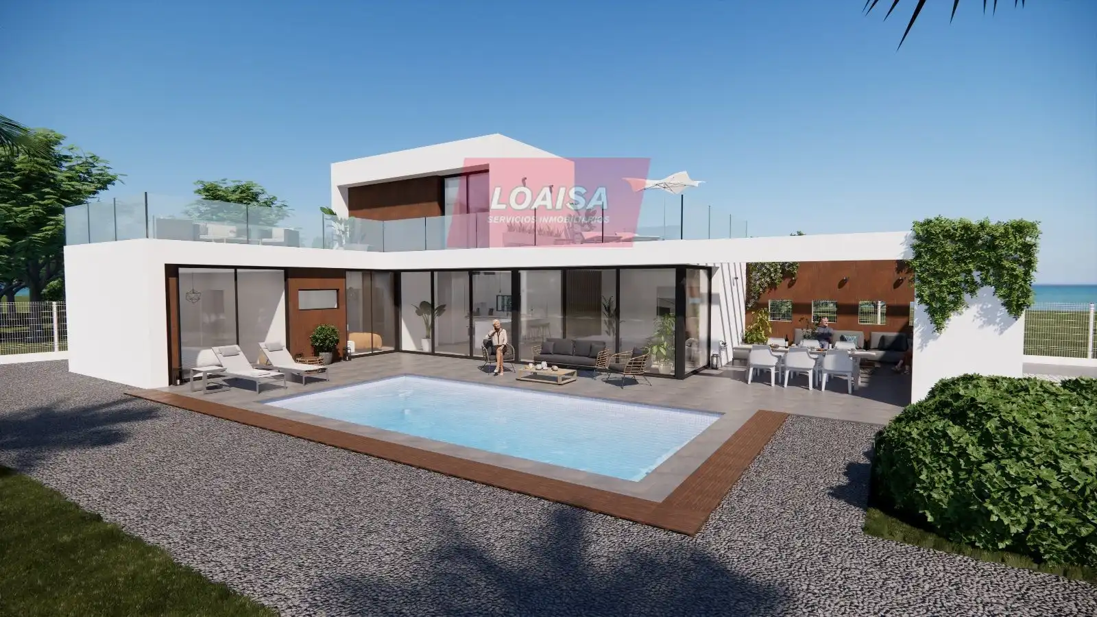 Chalet con piscina en venta en Los Gallardos