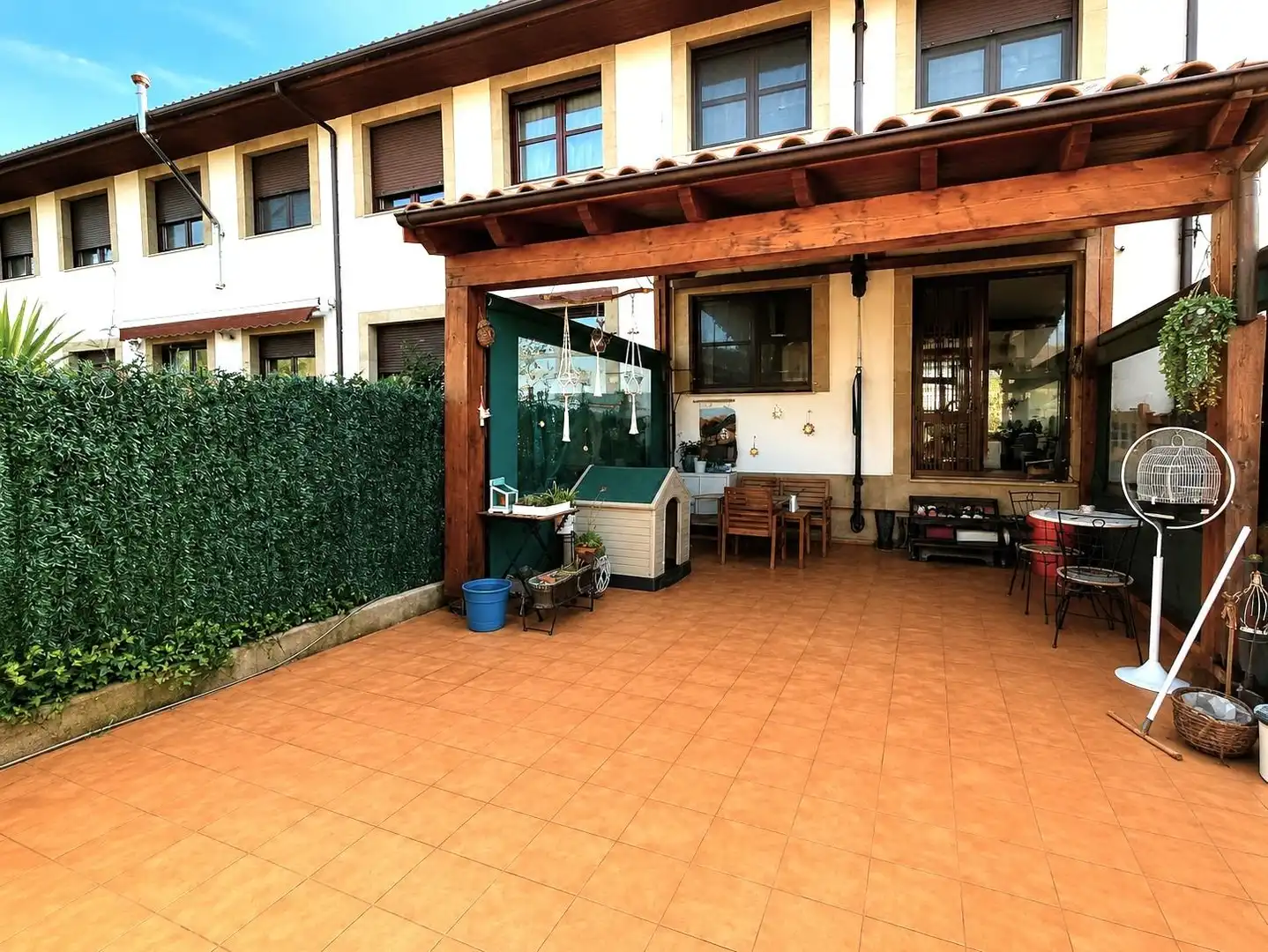 Terraza de Casa adosada en venta en Santiurde de Toranzo con Calefacción, Jardín privado y Terraza