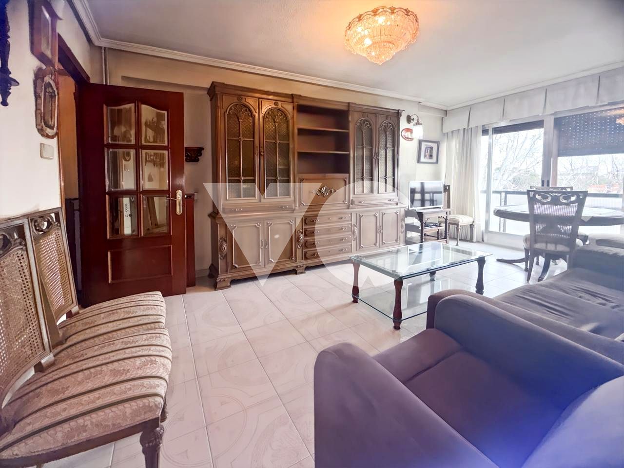 Sala d'estar de Pis en venda en  Madrid Capital amb Aire condicionat, Calefacció i Terrassa