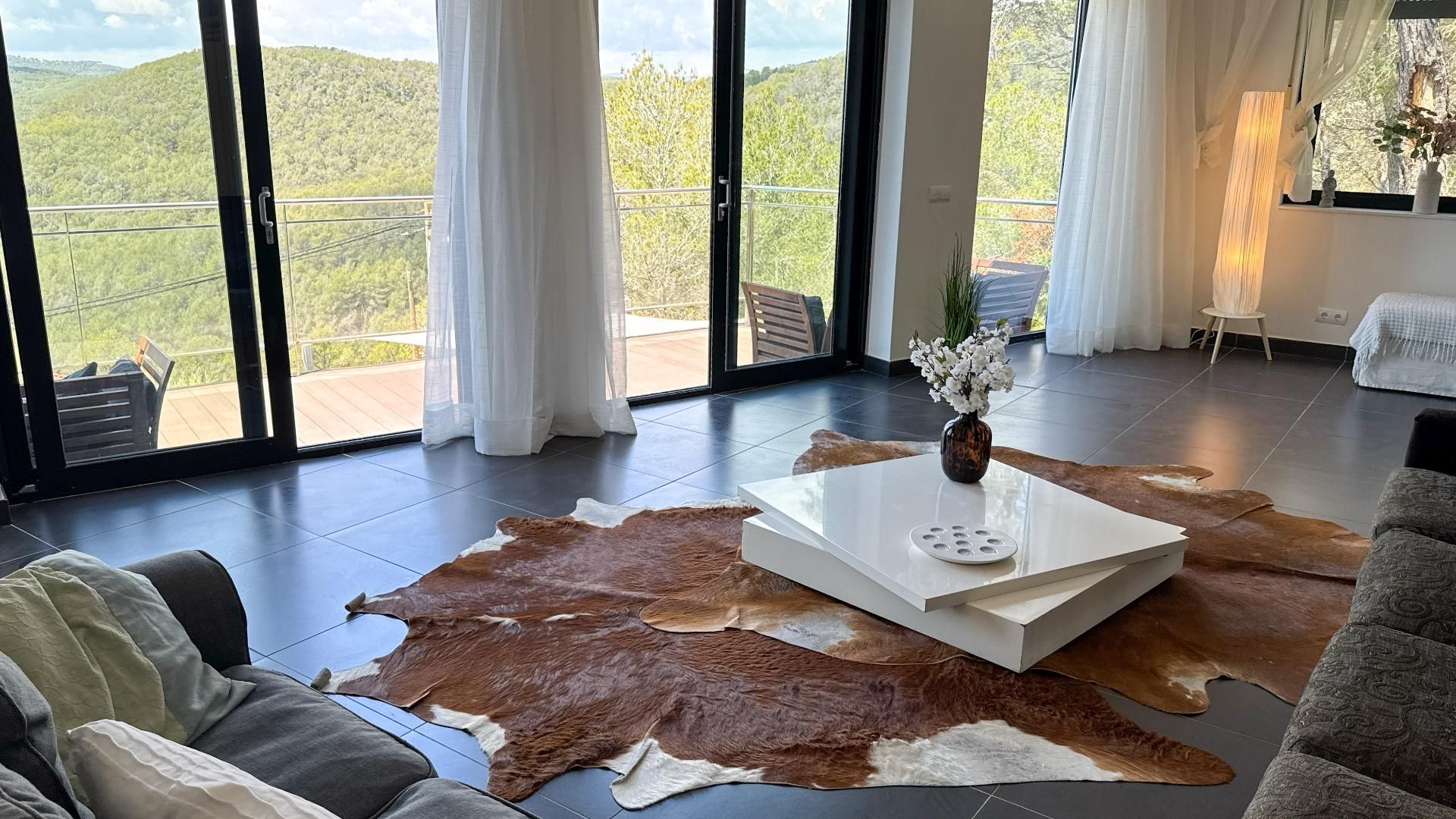 Living room of House or chalet for sale in Olivella  with Air Conditioner, Private garden and Swimming Pool