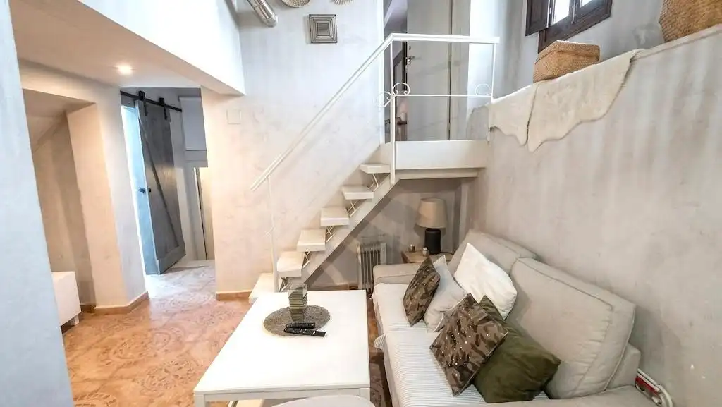 Living room of Duplexes for sale in Málaga  with Air Conditioner, Heating and Furnished